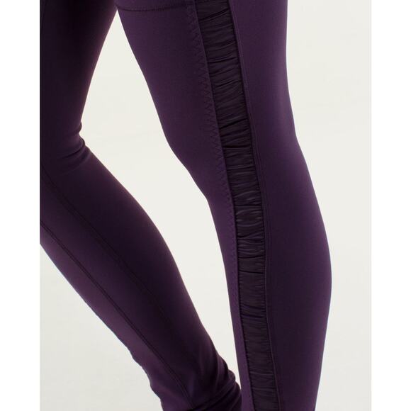 Lululemon Practice Daily Pants Leggings in Deep Zinfandel, Size 4 - Picture 4 of 12